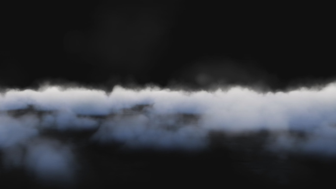 穿梭流动的白云动画透明