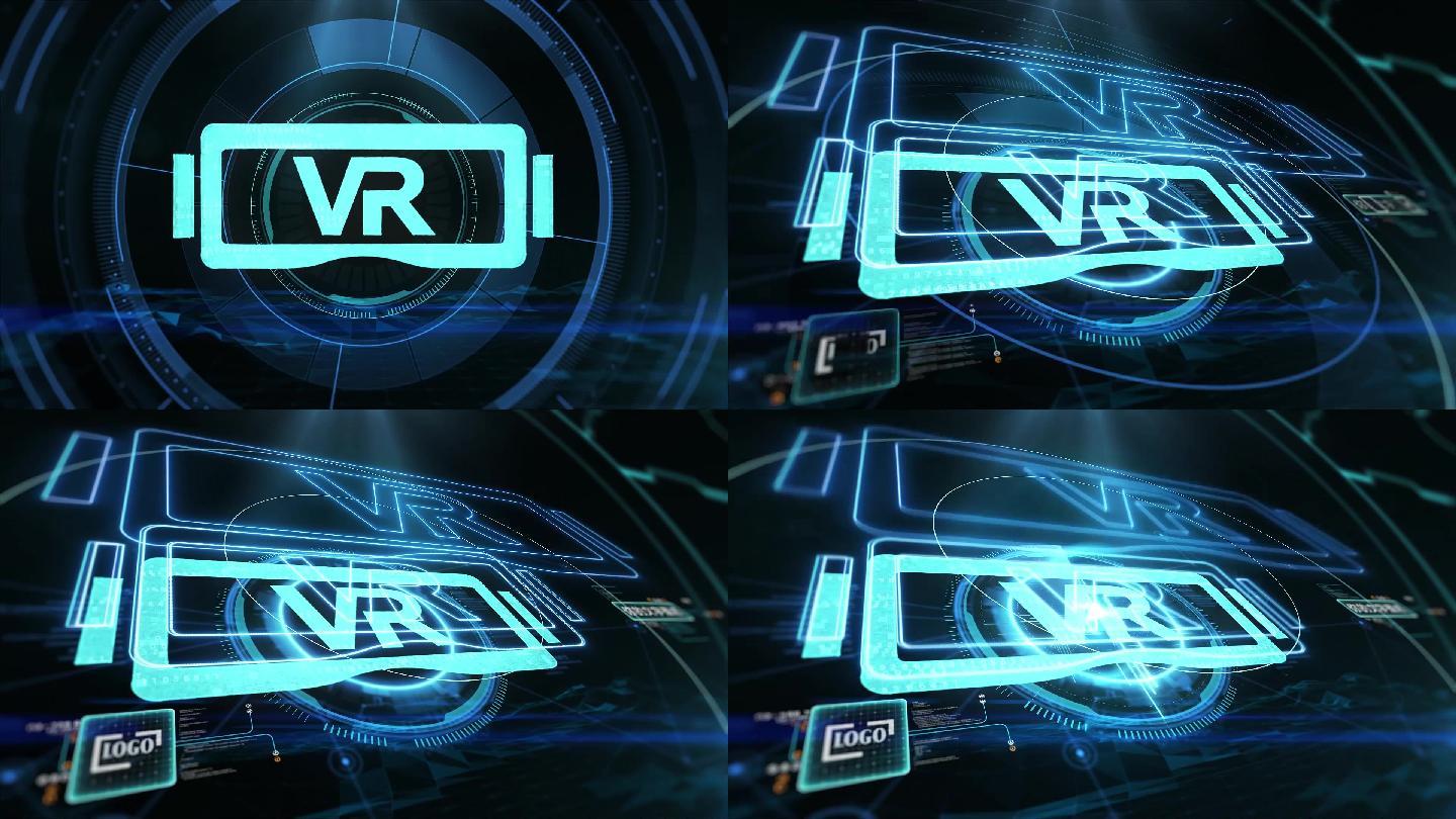 VR智能穿戴技术AE模板
