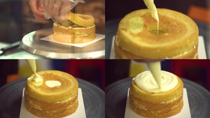 美食蛋糕制作奶油芝士蛋糕点心师傅甜点