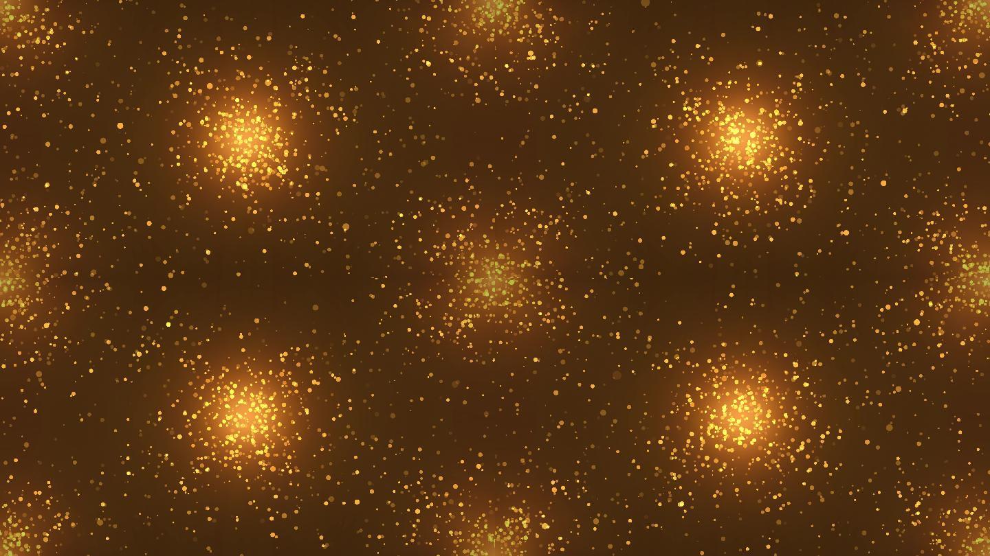 4k金色粒子光点动画AE源文件