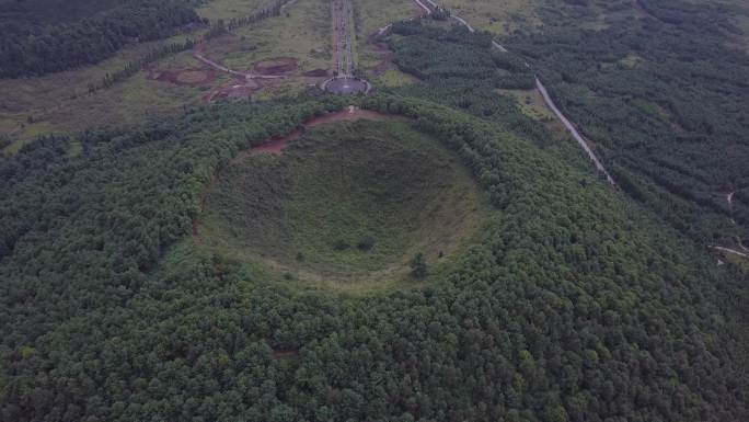 4k航拍腾冲火山群