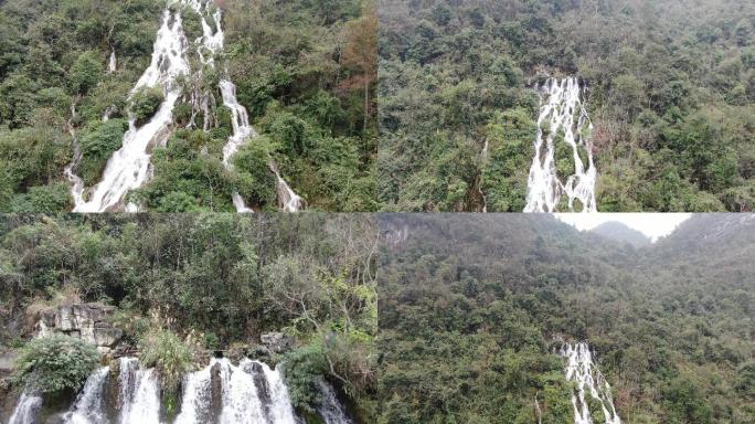 山间瀑布高山流水天河