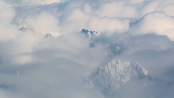 8K循环山顶云海视频素材