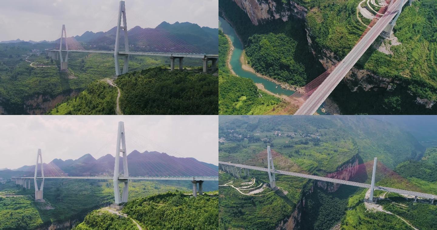 贵州六广河特大桥息烽至黔西高速公路航拍