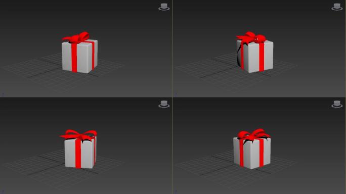 礼物obj----礼品盒3D