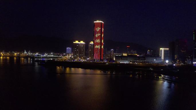 4K-原素材-连云港城市夜景
