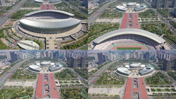 济南奥林匹克体育中心坐落于济南东部新城，