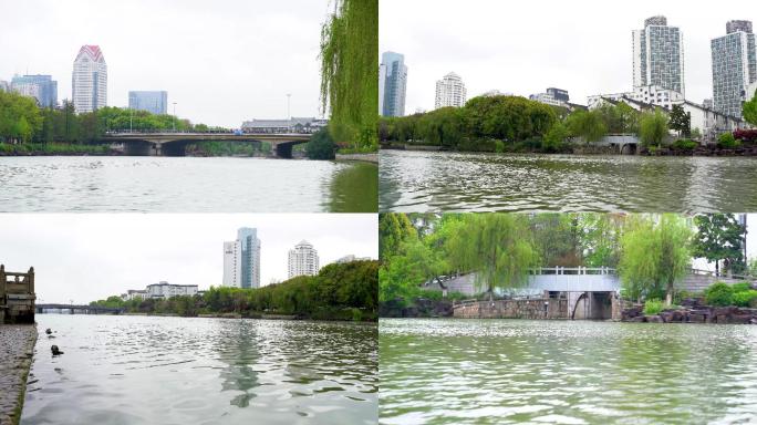 【4K】环境优美的城市河道