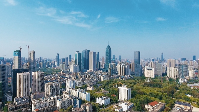 武汉最新城市大气航拍4K素材