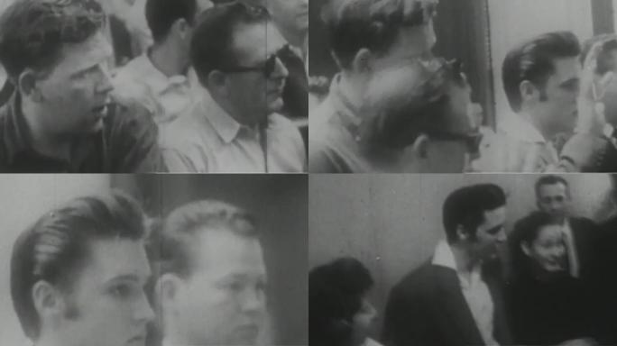 1956年埃尔维斯·普雷斯利因殴打罪出庭