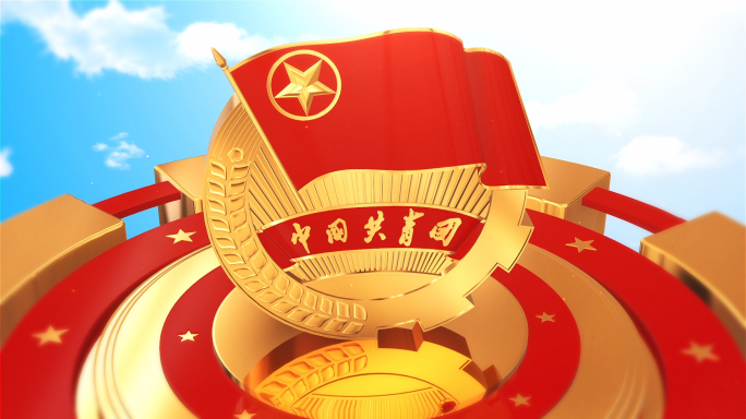 大气五四青年节片头会声会影模板B