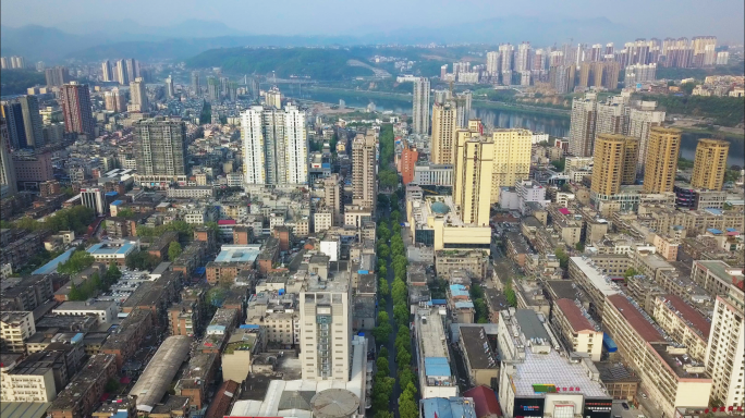 【4K】安康市江滨区航拍