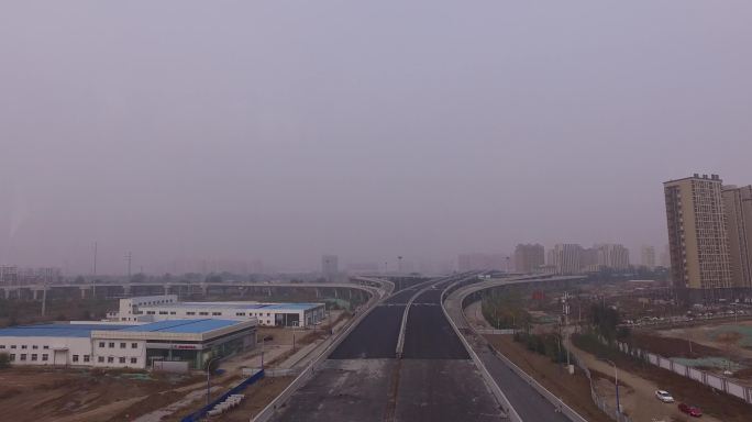 呼和浩特风景高空航拍视频路况