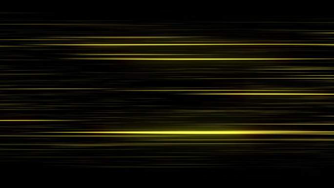 4K金色流线光线线条速度线穿梭无缝循环