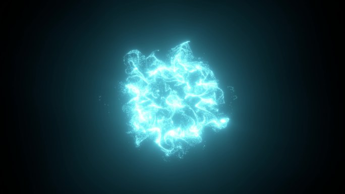 蓝色抽象粒子背景