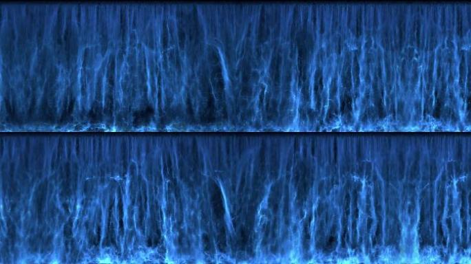 4k全息瀑布无限循环播放宽屏版