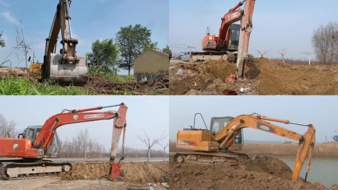 农村挖掘机施工项目