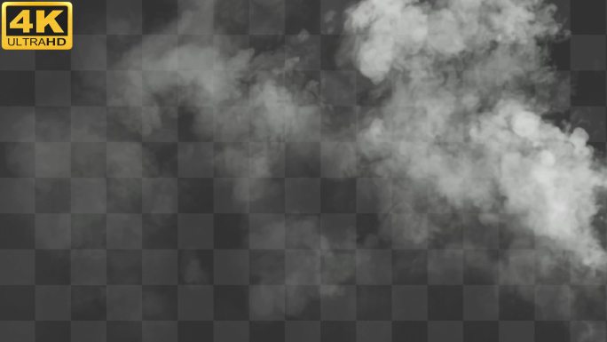 4K-烟雾扩散弥漫073-透明通道