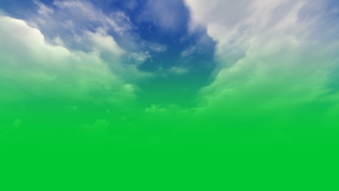 云alpha通道（绿色部分为透明通道）