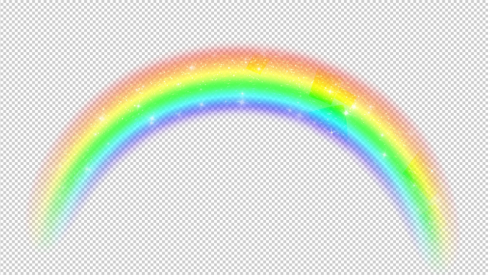 4K浪漫彩虹粒子（带透明通道）