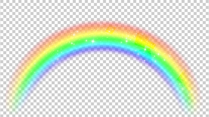 4K浪漫彩虹粒子（带透明通道）
