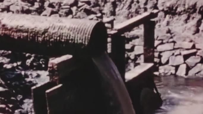 水污染 污水排放工业污染 环保老视频素材