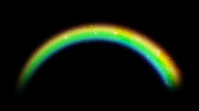 4K唯美粒子彩虹（带透明通道）