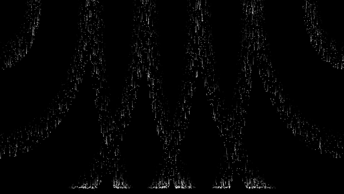 数字水帘动画AE模版（粒子插件）