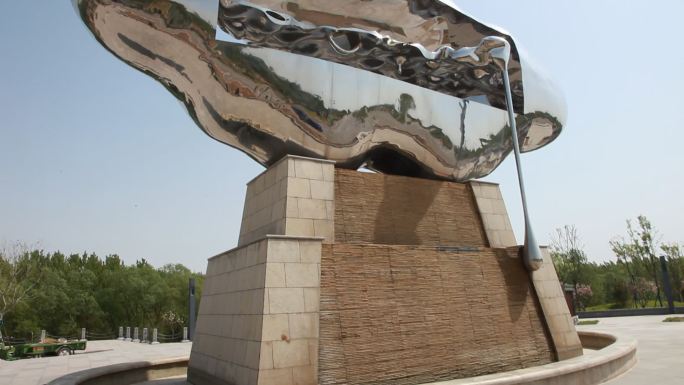 山东济南济阳黄河健身公园雕塑