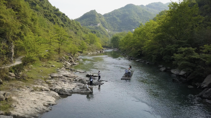 【4K】山谷河流航拍