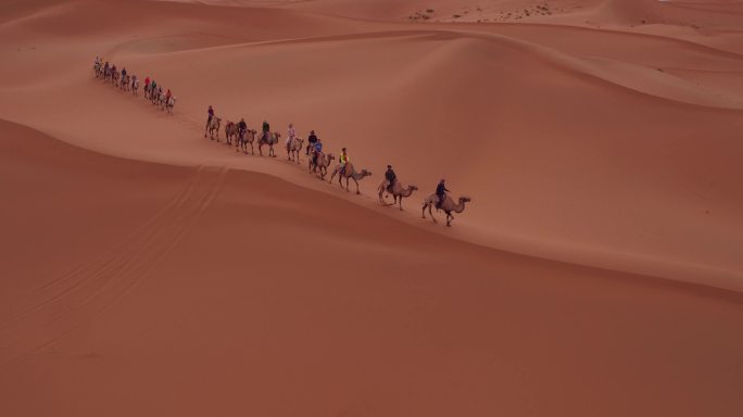 沙漠绿洲航拍