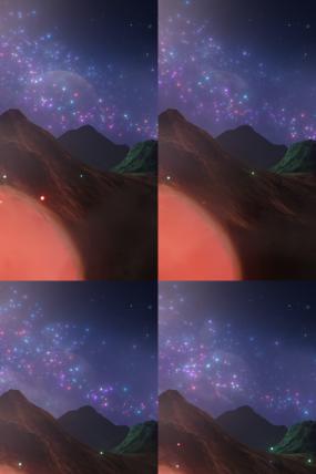 星空幻想视频素材下载 星空幻想ae模板下载 Vj师网