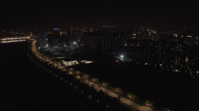 【4K】城市夜景航拍