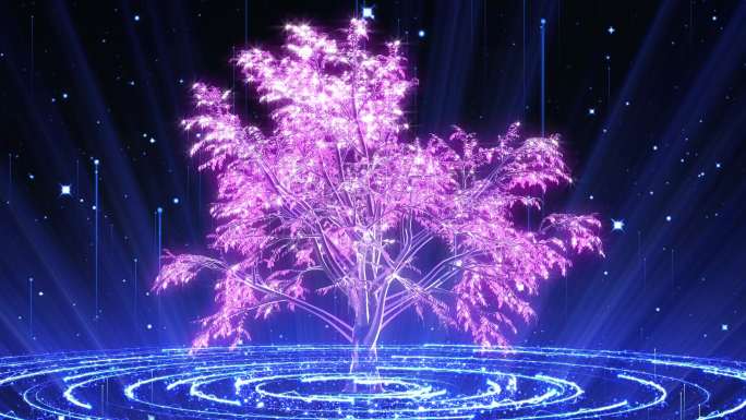 粒子星盘水晶大树3