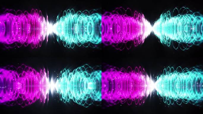粒子震波洞可视化音乐特效
