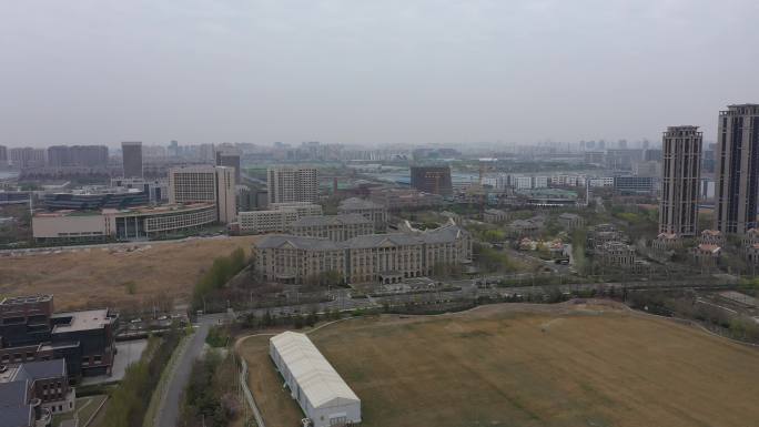 4K-原素材-天津环亚国际马球会航拍