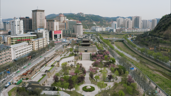 【4K】延安市宝塔区航拍