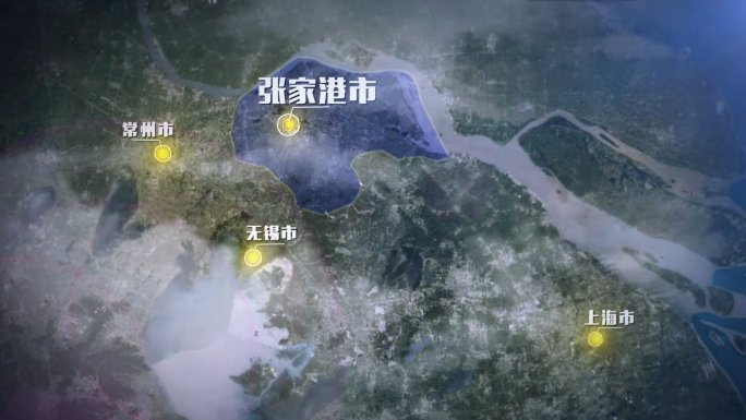 长江三角洲地图张家港地图