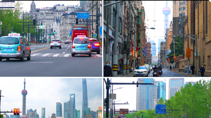 上海交通车流空镜
