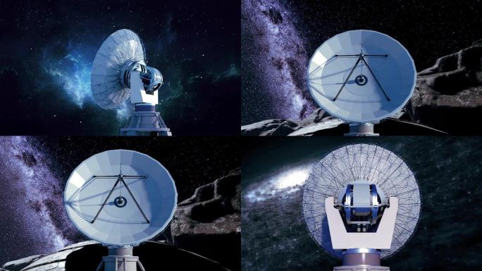 卫星雷达地球天线接收器卫星信号接收信号塔