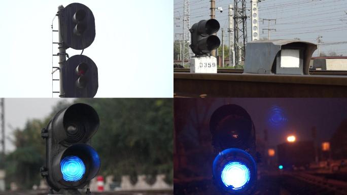 火车-铁路信号灯