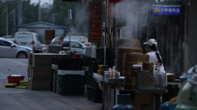 清晨社区早餐店