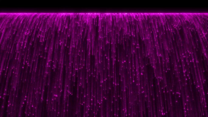 3643 4K粉紫色粒子瀑布