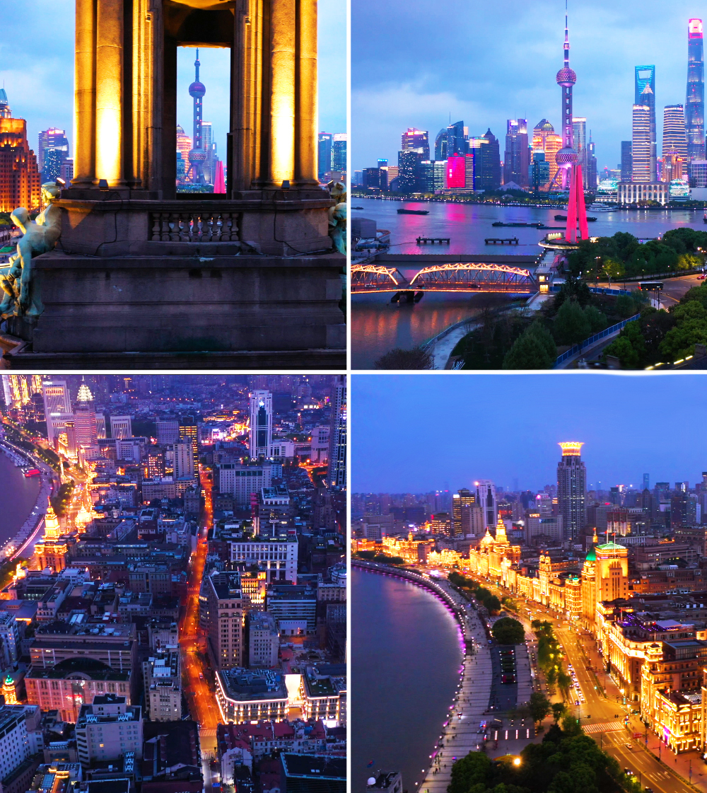 上海夜景航拍（合集）