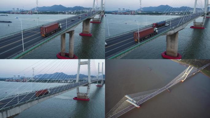 4K航拍长江大桥