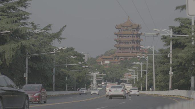 黄鹤楼车流