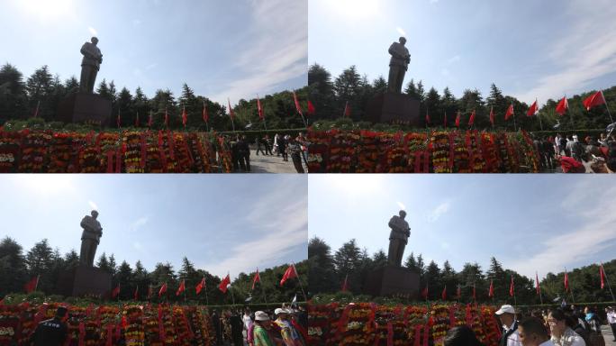 毛主席铜像延时摄影