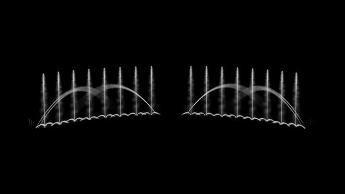 喷泉水秀演绎素材