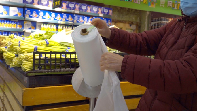 4K超市购物袋-塑料袋-环保可再生塑料带