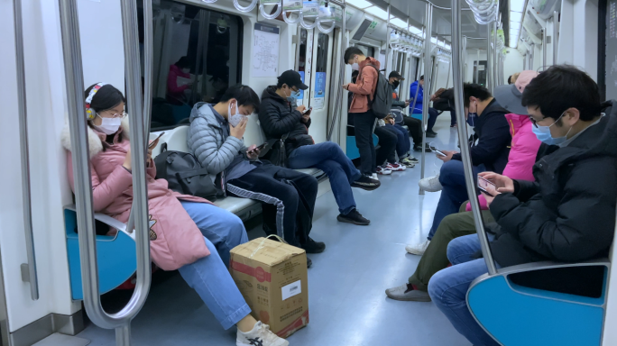 【原创】4K北京疫情期间地铁、口罩